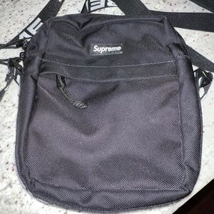 Black Supreme Shoulder Bag